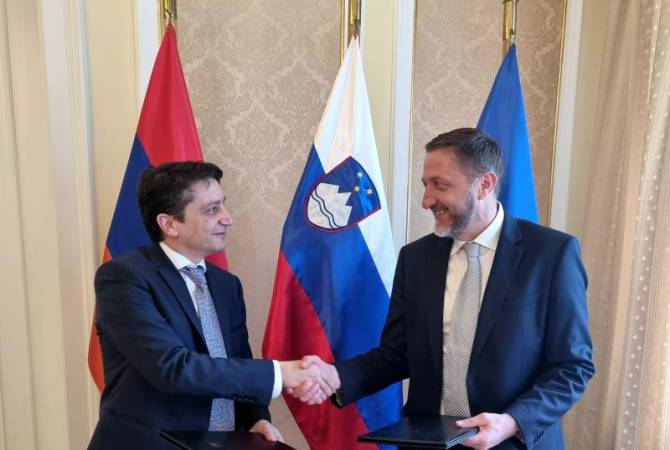 Министерства финансов Армении и Словении подписали Меморандум о 
взаимопонимании о техническом сотрудничестве 