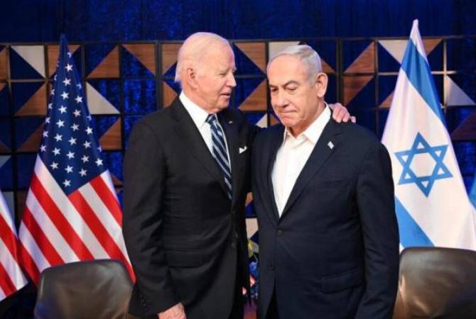 Biden threatens Netanyahu to review his policy unless Israel takes 'measurable' steps to 
address civilian harm in Gaza