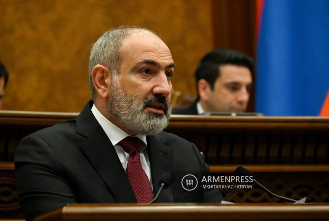 Pashinyan states recording of internationally recognized border to be vital for Armenia's 
security 