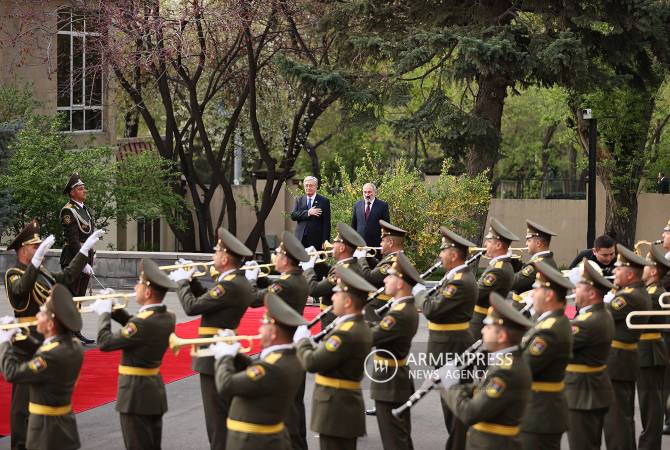 Kazakistan Cumhurbaşkanı'nın resmi karşılama töreni: CANLI