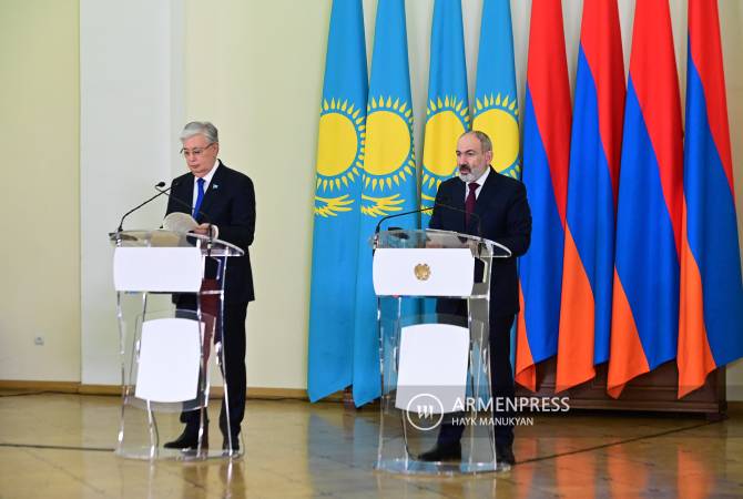 Հայաստանի վարչապետը Ղազախստանի նախագահին ներկայացրել է Ադրբեջանի 
հետ բանակցությունների վերջին զարգացումները