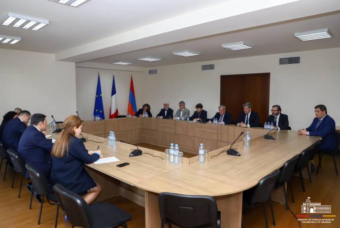 Замглавы МИД Армении и депутаты Сената Франции обсудили происходящие на 
Южном Кавказе процессы