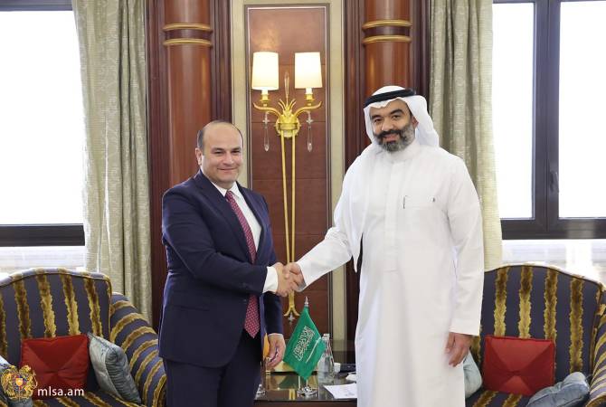 Министр труда и социальных вопросов Армении встретился с министром связи и 
информационных технологий Саудовской Аравии