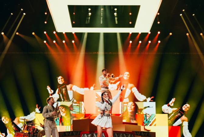Eurovision 2024: Armenia's Ladaniva holds second rehearsal