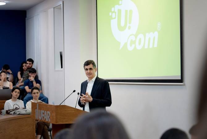 Генеральный директор Ucom выступил с лекцией во Французском университете 
Армении 