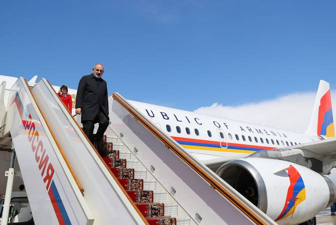 Armenia’s Pashinyan arrives in Moscow