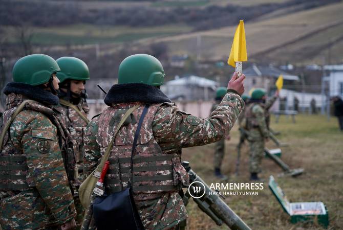 Fuerzas Armadas de Armenia iniciaron entrenamientos militares
