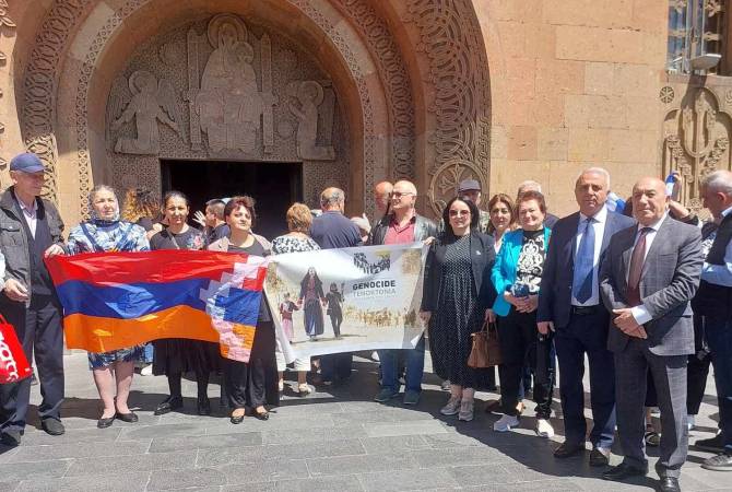 Ermenistan'daki Rum toplumu, Pontus Rumlarının soykırım kurbanlarının anısına saygı 
duruşunda bulundu