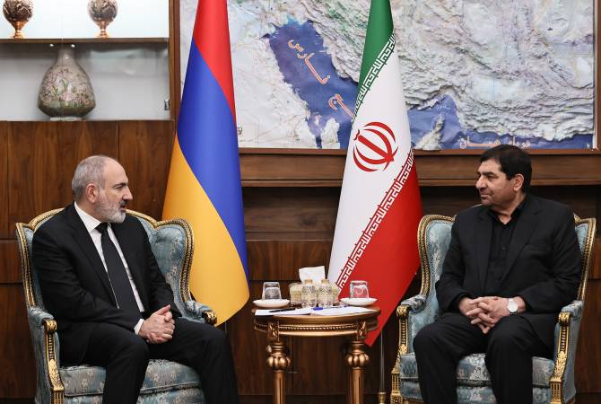 Le Premier ministre Pashinyan a rencontré le Président iranien par intérim, Mohammad 
Mokhber

