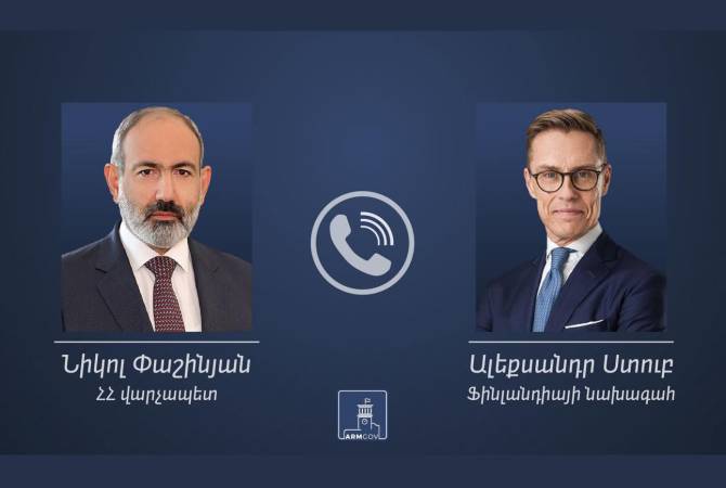 Entretien téléphonique entre le Premier ministre arménien et le Président finlandais

