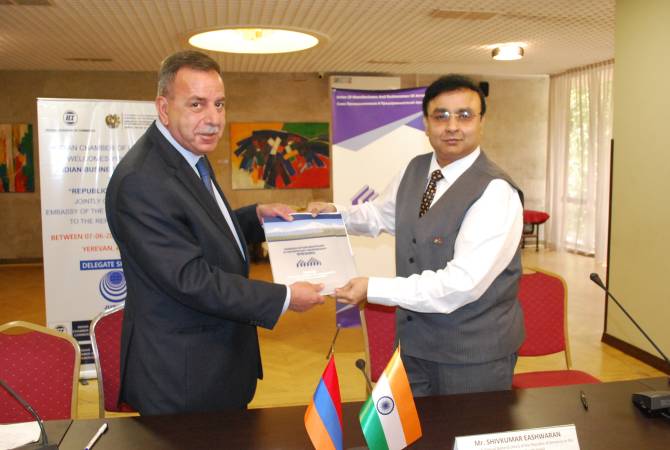 گفتگوی تجار ارمنی و هندی در خصوص چشم انداز همکاری ها