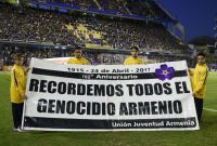 Armenian Genocide remembered at Argentine football match of Boca Juniors vs Arsenal