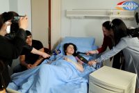 إمرأة أرمنية تلد 5 أولاد في مشفى يريبوني في العاصمة الأرمينية يريفان