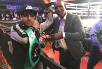 Boxer Azat Hovhannisyan captures WBC Continental Americas Super Bantamweight title 