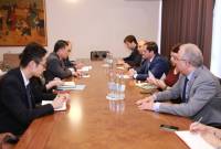 Suren Papikian a reçu l'Ambassadeur de Chine en Arménie