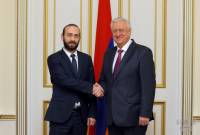 رئيس برلمان أرمينيا آرارات ميرزويان يستقبل وفد رئيس مجلس إدارة اللجنة الاقتصادية للمنظمة الأوراسية 