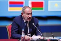 رئيس وزراء أرمينيا نيكول باشينيان يعرب عن ارتياحه لإنشاء سوق غاز مشترك ويتطرّق لقيمة الغاز بالاتحاد 