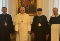 Pope Francis and Catholicos of Armenians pray for restoration of peace