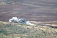 Military releases footage of Artsakh destroying more attacking Azerbaijani military equipment