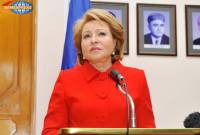 Valentina Matviyenko urges NK conflicting sides to cease fire and return to negotiations