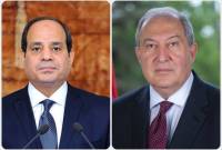 Armenian President informs Egyptian counterpart about war provoked by Azerbaijan