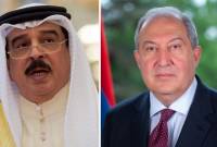 Саркисян в связи с развязанными Азербайджаном военными действиями направил письмо 
королю Бахрейна