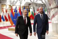  Nikol Pashinyan s’est entretenu avec le Président du Conseil européen, Charles Michel