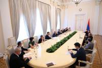 الرئيس أرمين سركيسيان يستقبل وزراء خارجية عدد من الدول الأوروبية وبحث الوضع في المنطقة 
والشراكة الأرمينية-الأوروبية 