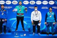 منتخب أرمينيا للمصارعة الحرة للشباب يحرز ميداليتين في بطولة العالم