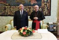 President Sarkissian reaffirms Armenia’s  commitment to deepen relations with the Holy See