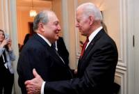 Le Président Armen Sarkissian a envoyé un message de félicitations au Président des Etats-Unis 
Joe Biden