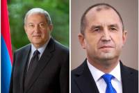 Наша страна готова к расширению сотрудничества в различных сферах: Армен Саркисян 
поздравил президента Болгарии

