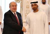 Armenian President, Crown Prince of Abu Dhabi discuss bilateral cooperation