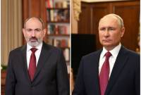 PM  Pashinyan holds telephone conversation with Vladimir Putin