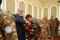 Catholicos Aram I addresses congratulatory message on Armenian Army Day