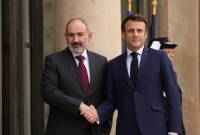 Pashinyan, Macron highlight comprehensive settlement of NK conflict in the framework of OSCE 
MG Co-chairs