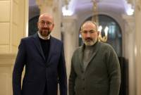 بنهاية زيارة العمل لفرنسا رئيس وزراء أرمينيا نيكول باشينيان يعقد اجتماع غير رسمي مع رئيس المجلس 
الأوروبي شارل ميشيل 