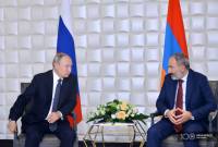 Никол Пашинян провел телефонный разговор с Владимиром Путиным


