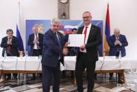 ՀՀ ԱԺ պատգամավոր Ալեքսեյ Սանդիկովին է հանձնվել Ռուսաստանի ԴԺ Դաշնային 
խորհրդի նախագահի շնորհակալագիրը