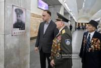 На станции метро «Маршал Баграмян» открылась выставка «Великая Отечественная 
война и Ереван»

