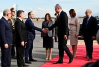 La Présidente de la Lituanie est arrivée en Arménie en visite officielle