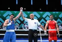 Boxer Narek Manasyan is in the semifinals of the European Championship