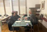 Artsakh Speaker of Parliament visits France