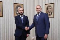 La rencontre du ministre arménien des Affaires étrangères et du Président bulgare a débuté en 
Bulgarie
