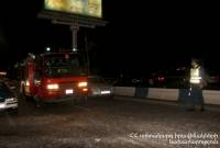 Автомобиль перевернулся на 47-ом километре автодороги Ереван-Севан
