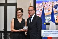 L'épouse du Premier ministre arménien accueillie à la mairie de Nice


