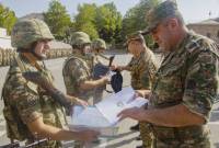 Armenia realizó un control de servicio en la unidad militar N