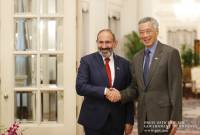 Le Premier ministre Pashinyan a envoyé un message de félicitations au Premier ministre de 
Singapour