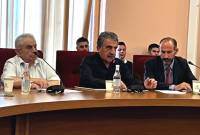 Ermenistan Bilimler Milli Akademisi'nde Irak Kürt Bölgesel Yönetimi Gençlik ve Kültür Bakanı’nın 
heyeti ağırlandı