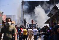 3 people unaccounted for after market blast 